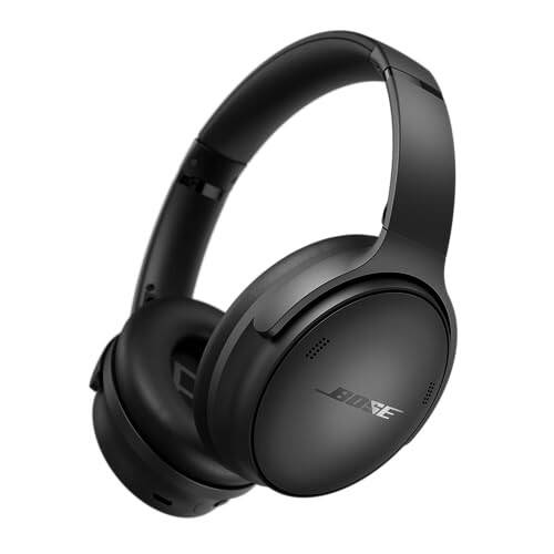 Bose QuietComfort Bluetooth Quloqchinlari, Simsiz Quloqchinlar, Quloq Ustiga O'rnatilgan Shovqinni Bezovta Qilmaydigan Quloqchinlar Mikrofonli, 24 soatgacha Batareya Muddati, Qora - 1