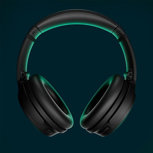 Bose QuietComfort Bluetooth Quloqchinlari, Simsiz Quloqchinlar, Quloq Ustiga O'rnatilgan Shovqinni Bezovta Qilmaydigan Quloqchinlar Mikrofonli, 24 soatgacha Batareya Muddati, Qora - 2