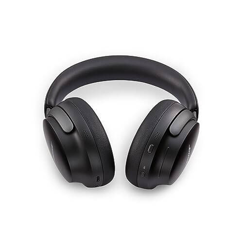 Bose QuietComfort Ultra Bluetooth Kulaklıklar, Mekansal Sesli Kablosuz Kulaklıklar, Kulak Üstü Gürültü Önleyici Kulaklıklar Mikrofonlu, 24 Saate Kadar Pil Ömrü, Siyah - 4