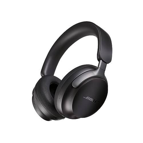 Bose QuietComfort Ultra Bluetooth Quloqchinlari, Fazoliy Tovushli Simsiz Quloqchinlar, Mikrofonli Shovqinni Bekituvchi Quloqchinlar, 24 soatgacha Batareya Muddati, Qora - 1