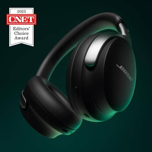 Bose QuietComfort Ultra Bluetooth Quloqchinlari, Fazoliy Tovushli Simsiz Quloqchinlar, Mikrofonli Shovqinni Bekituvchi Quloqchinlar, 24 soatgacha Batareya Muddati, Qora - 2