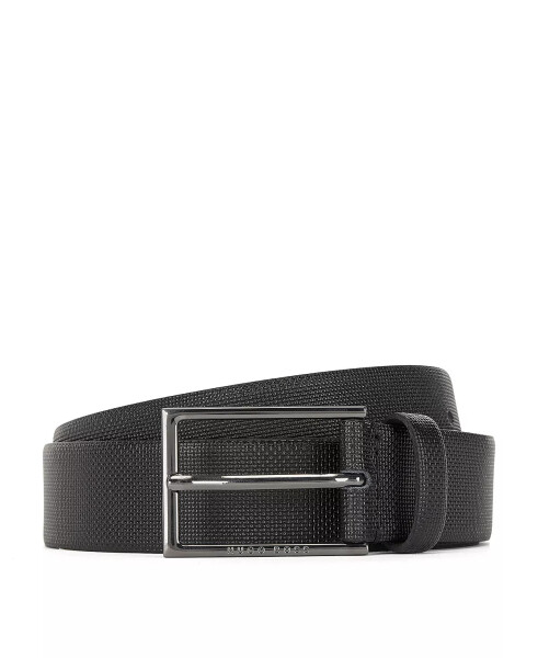 BOSS Men's Printed-Leather Belt Black - 1