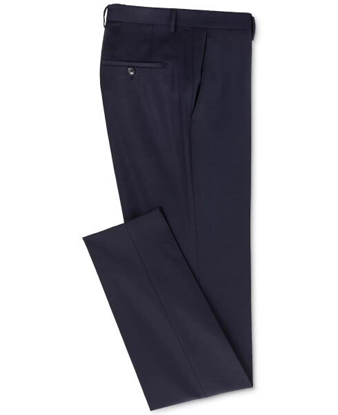 BOSS Men's T-Glover3 LC Slim-Fit Formal Wool Trousers Navy - 2