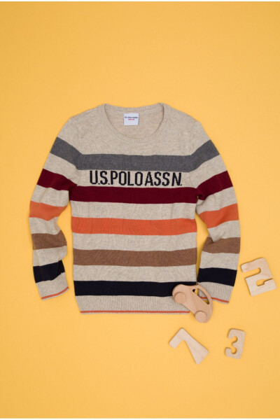 Boys' Bicycle Neck Knit Sweater - 1