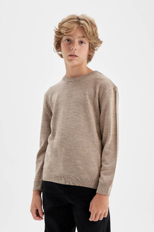 Boys' Bicycle Neck Knit Sweater A4992A824WN - 1