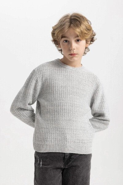 Boys' Bicycle Neck Knit Sweater C9468A824AU - 3