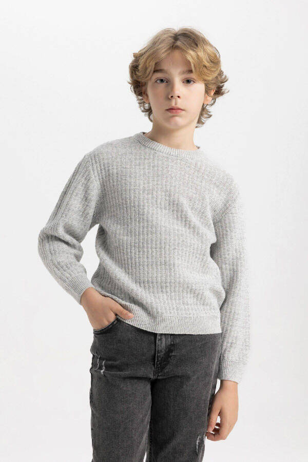 Boys' Bicycle Neck Knit Sweater C9468A824AU - 4