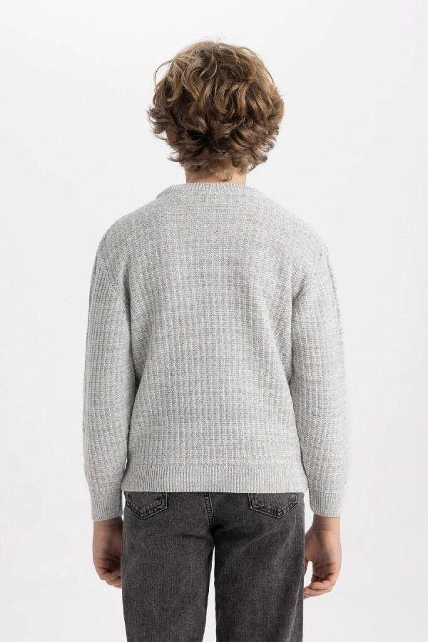 Boys' Bicycle Neck Knit Sweater C9468A824AU - 6