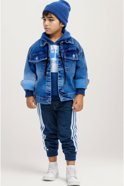 Boys' Big Boss Embroidered Denim Jacket - 1