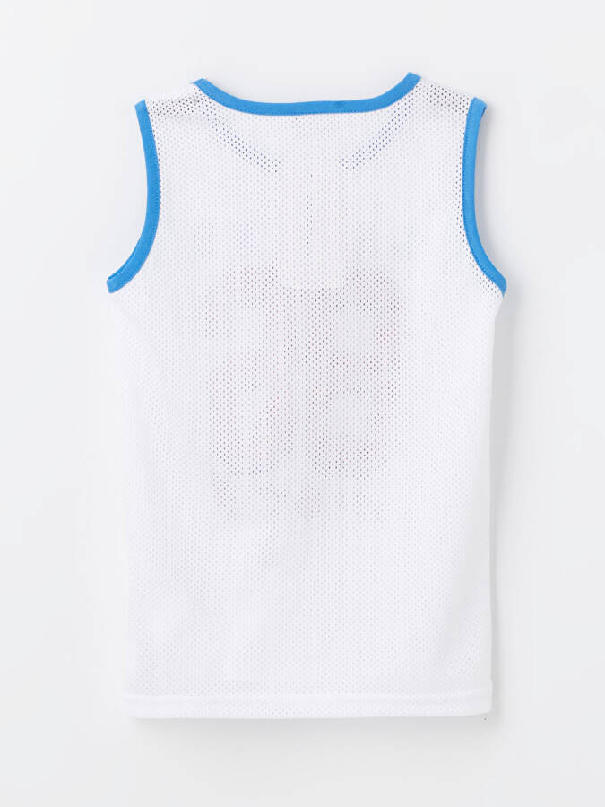 Boy's Bike Collar Printed Tank Top - 5