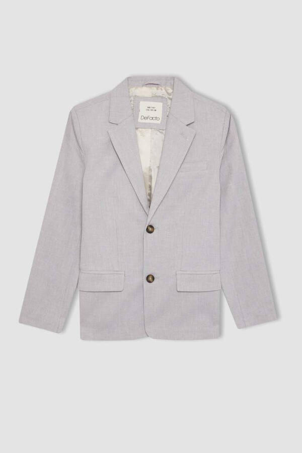 Boys' Blazer Jacket Beige - 6