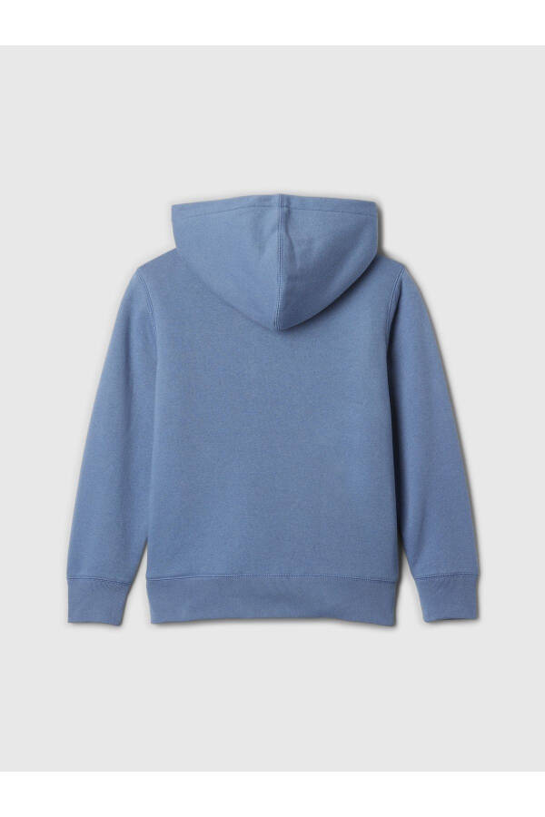 Boys' Blue Gap Logo Relaxed Sherpa Sweatshirt - 9