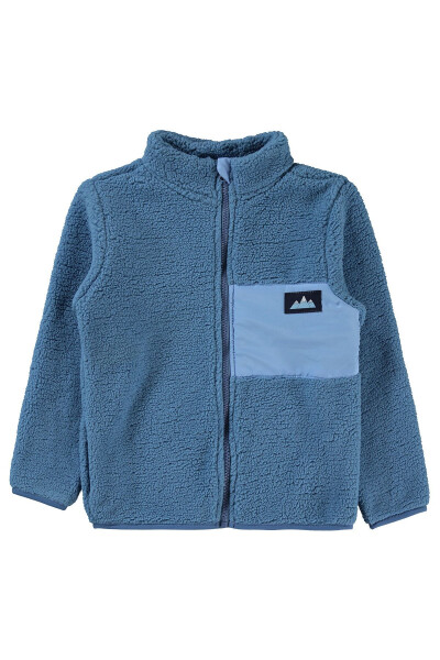 Boys' Cardigan 10-13 Years Indigo - 5