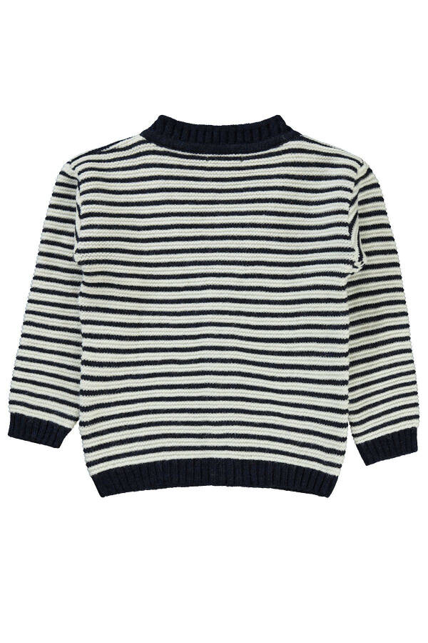 Boys' Cardigan 2-5 Years Navy Blue - 4