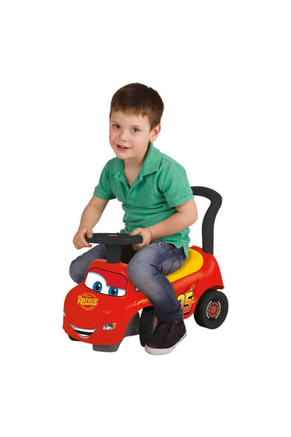 Boy's Cars Toy First Car My Baby's First Walking Companion Indoor Steering Wheel - 2