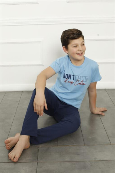 Boys Cotton Short Sleeve Pajamas Set 20380 - 4