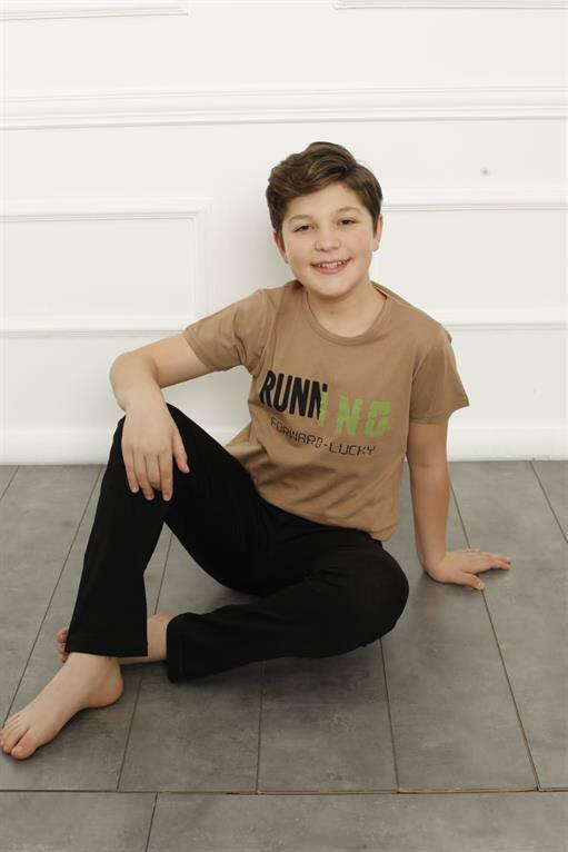 Boys Cotton Short Sleeve Pajamas Set 20383 - 5