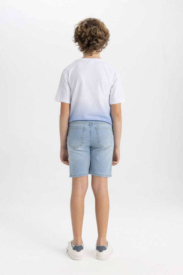 Boys' Denim Shorts Light Blue - 6