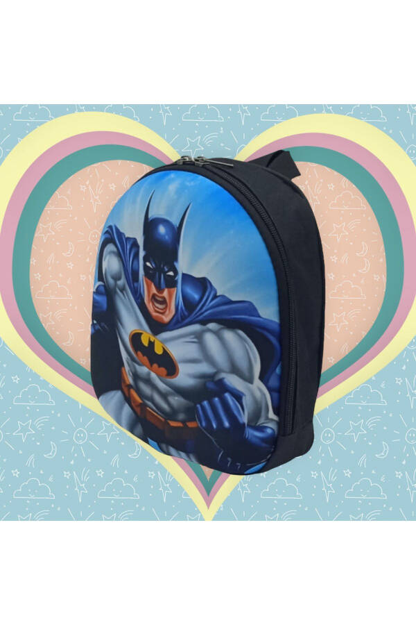 Boys' Eva Fabric Batman Character 3-6 Years Old Kindergarten And Daily Backpack - 2