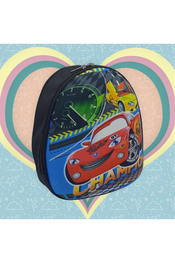 Boys Eva Fabric Lightning McQueen Character 3-6 Years Kindergarten And Daily Backpack - 3