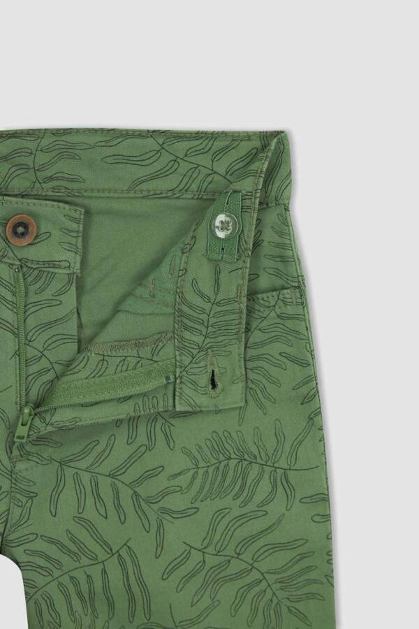 Boys Gabardine Shorts Green - 8