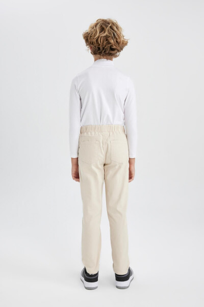 Boys' Gray Gabardine School Trousers - 5