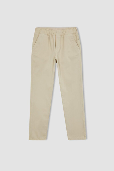 Boys' Gray Gabardine School Trousers - 6