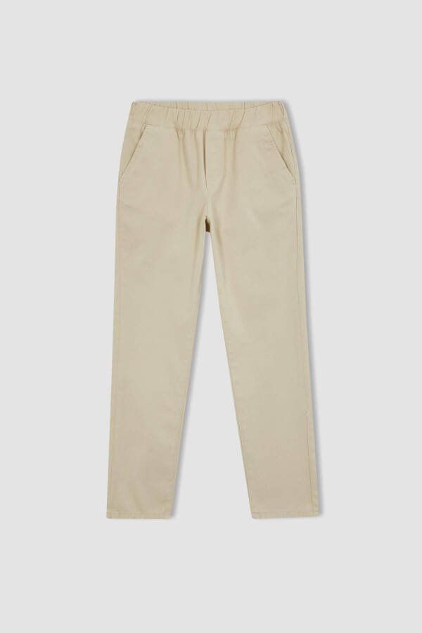 Boys' Gray Gabardine School Trousers - 6