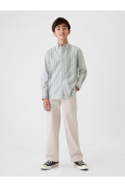 Boys Green Oxford Shirt - 19