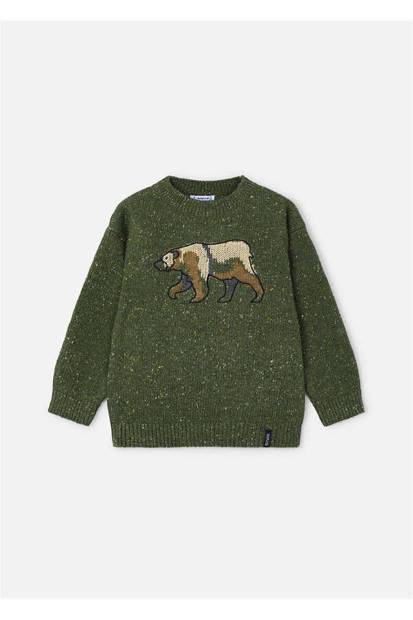 Boys' Green Sweater 4343 - 1