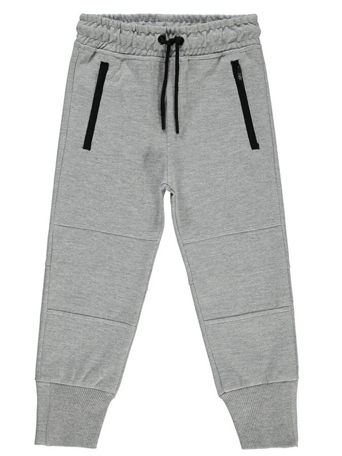 Boys Kids Sweatpants 10-13 Years Grey Melange - 3