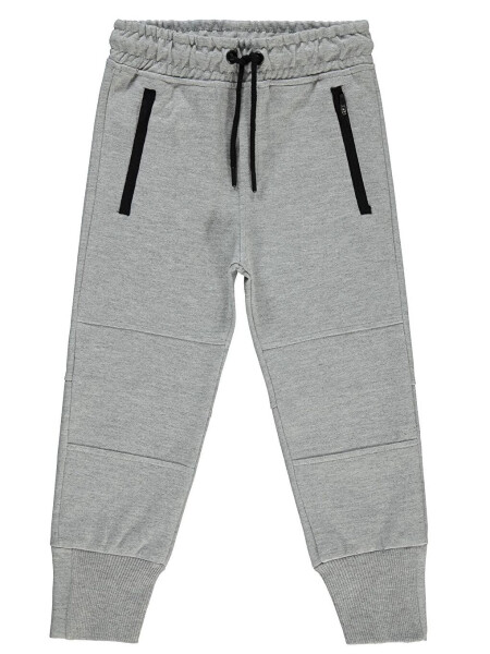 Boys Kids Sweatpants 10-13 Years Grey Melange - 1