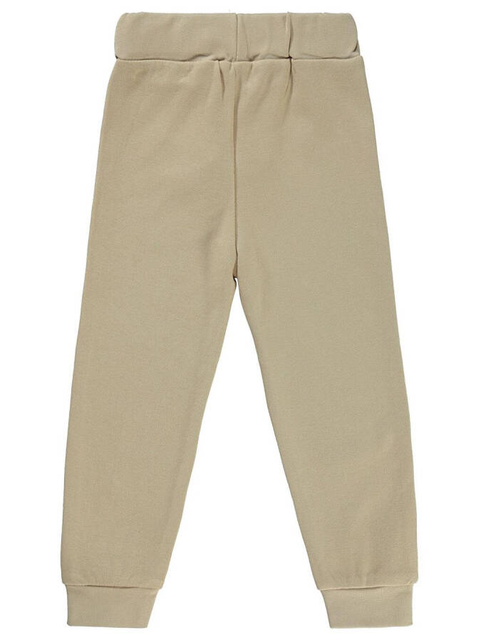 Boys Kids Sweatpants 2-5 Years Beige - 4