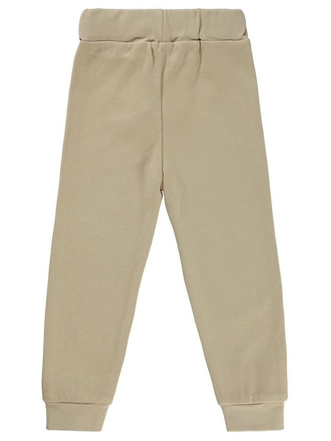 Boys Kids Sweatpants 2-5 Years Beige - 2