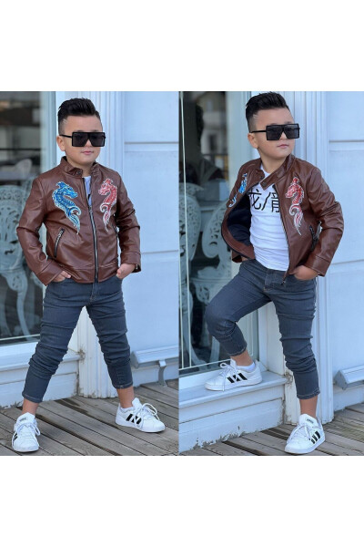 Boys Leather Jacket - 3