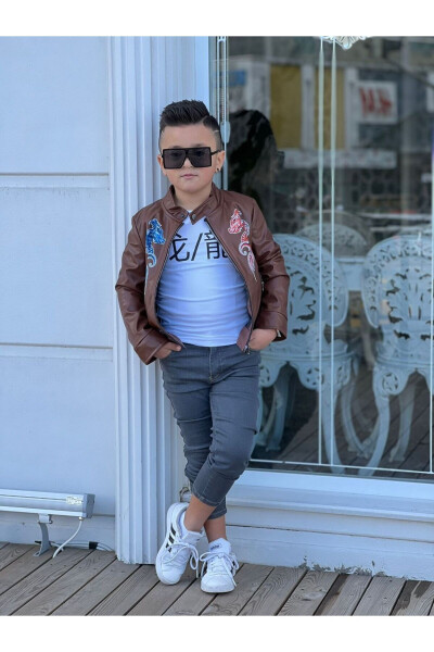 Boys Leather Jacket - 5