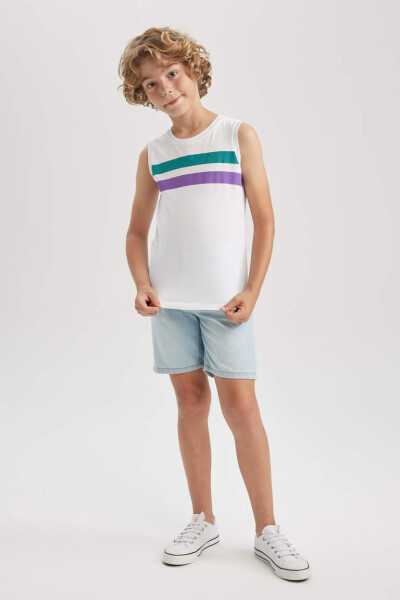 Boys' Light Blue Jean Shorts - 2