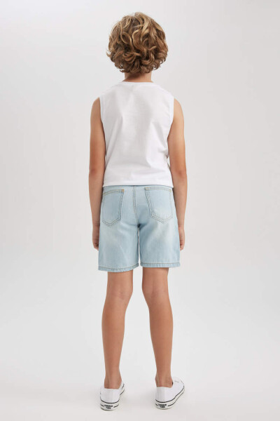 Boys' Light Blue Jean Shorts - 5