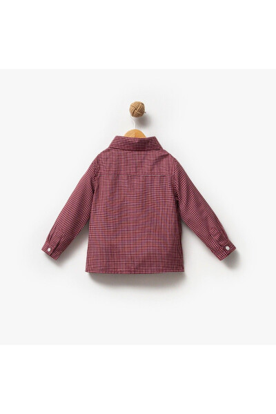 Boys' Long Sleeve Plaid Shirt - 2