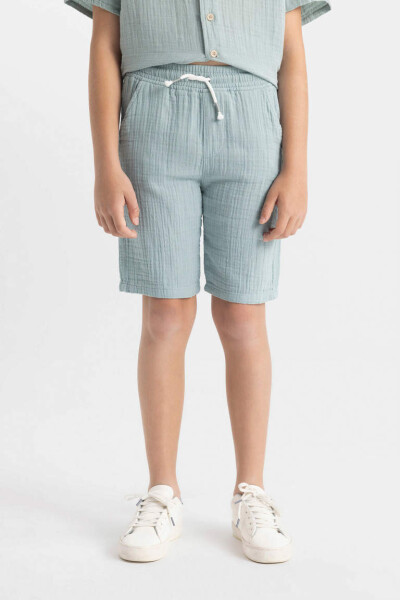 Boys' Muslin Shorts Mint - 4