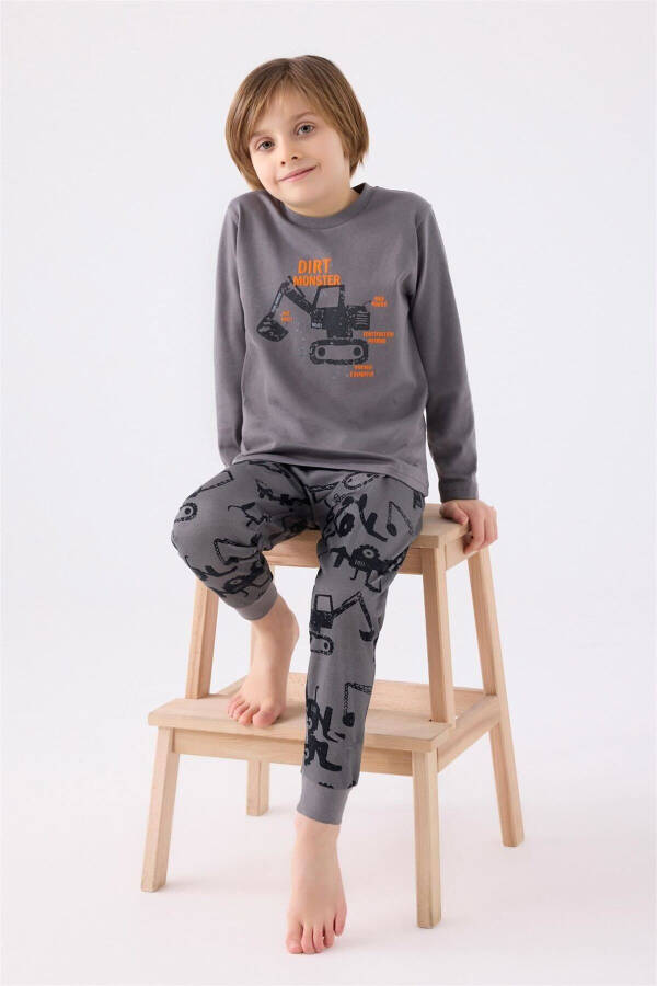 Boys Pajama Set K.Gray RP3424-2 - 1