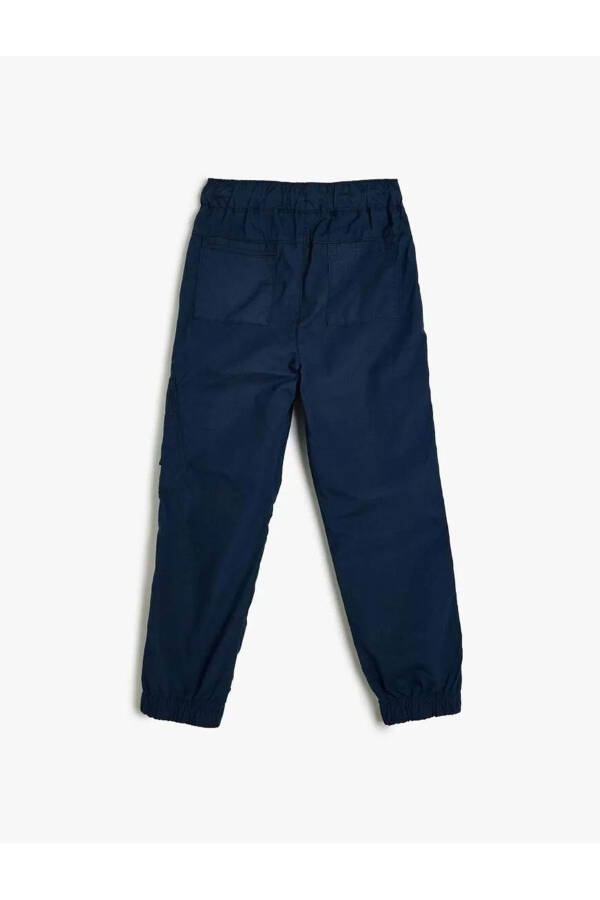 Boys' parachute pants 5wkb40029tw navy blue - 6