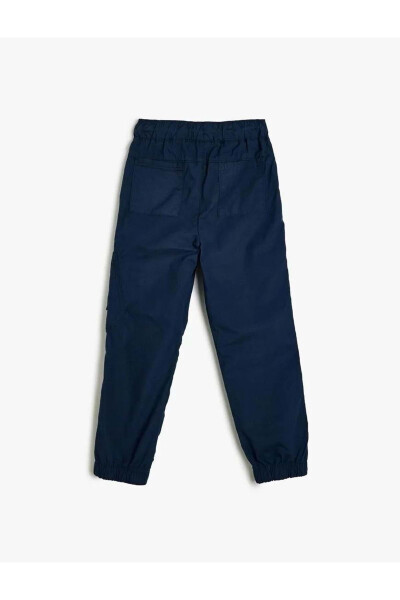 Boys' parachute pants 5wkb40029tw navy blue - 4