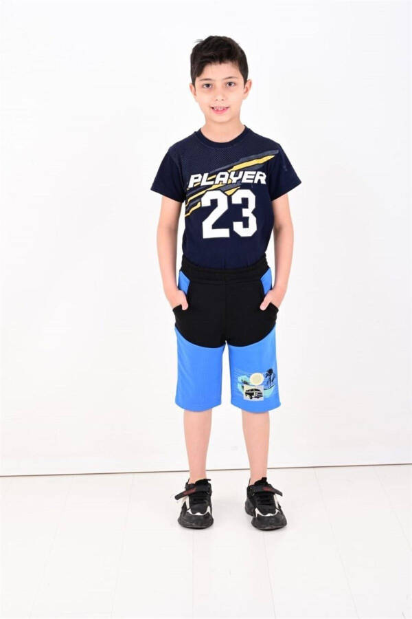 Boys Printed Pocket Summer Shorts - 7