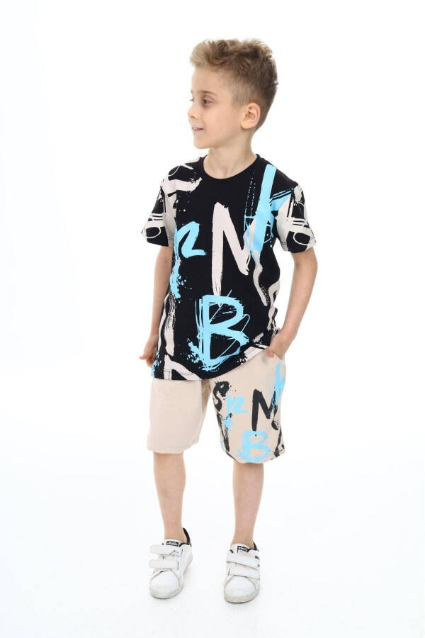 Boys' Printed Shorts and Top Set 5554-S - 3