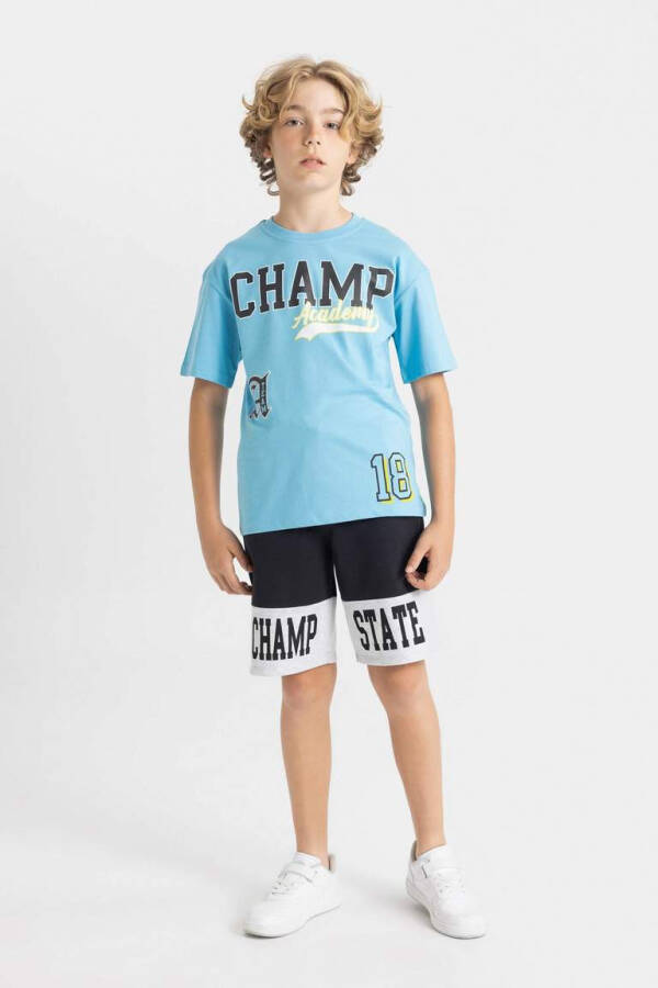 Boys Printed Shorts Anthracite - 4