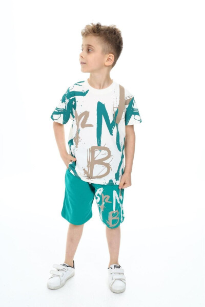 Boys' Printed Shorts Set 5554-B - 1