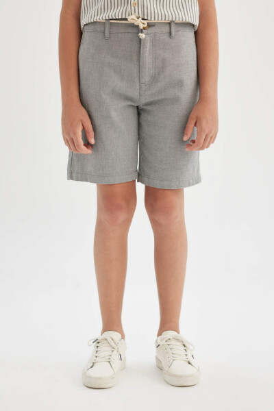 Boy's Regular Fit Shorts Gray - 3