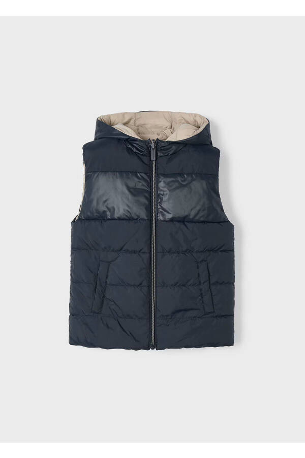 Boys' Reversible Puffer Vest - 1