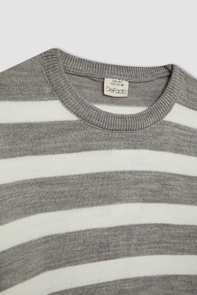 Boys' Striped Bike Neck Sweater C9656A824AU - 7